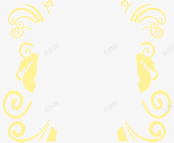 黄色花纹月饼包装png免抠素材_新图网 https://ixintu.com 包装 月饼 花纹 黄色