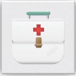 红十字医药箱医药箱图标高清图片