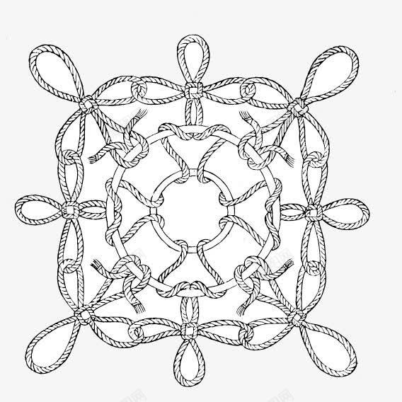 绳结png免抠素材_新图网 https://ixintu.com 打结 日本绳结 花边 蝴蝶结 连接