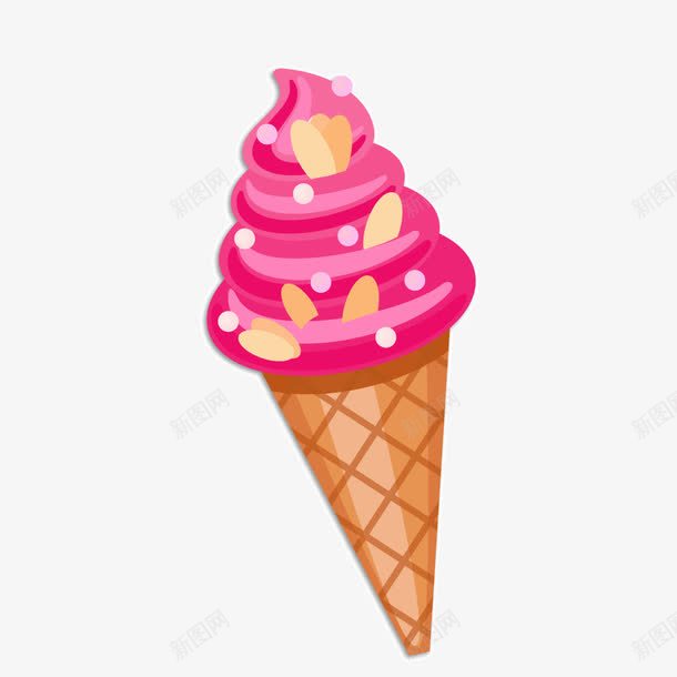 紫色雪糕冰淇淋蛋卷png免抠素材_新图网 https://ixintu.com PNG矢量 冰淇淋 紫色 蛋卷 雪糕