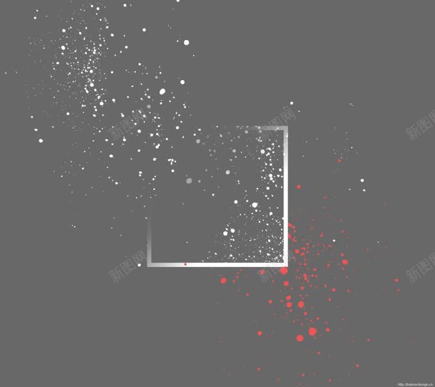 白红色小点点边框jpg设计背景_新图网 https://ixintu.com 点点 红色 边框