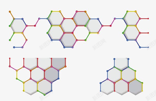 蜂窝png免抠素材_新图网 https://ixintu.com 几何图形 楞形 矢量蜂窝 蜂窝