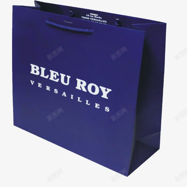 蓝色纸袋子png免抠素材_新图网 https://ixintu.com 手提袋 纸袋子 蓝色 袋子