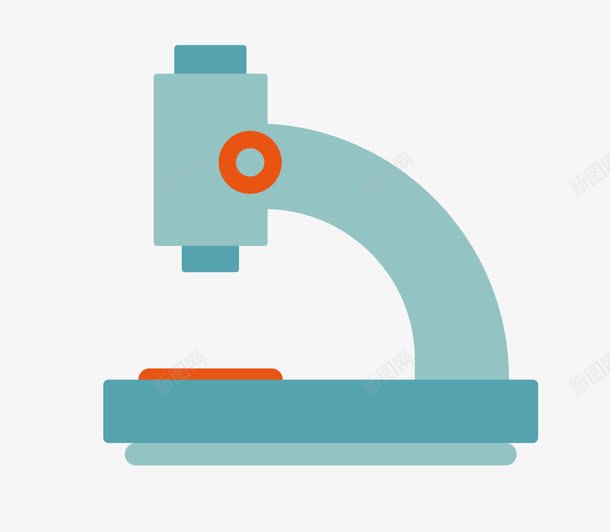 做试验的显微镜png免抠素材_新图网 https://ixintu.com 医学 卡通手绘 显微镜 试验