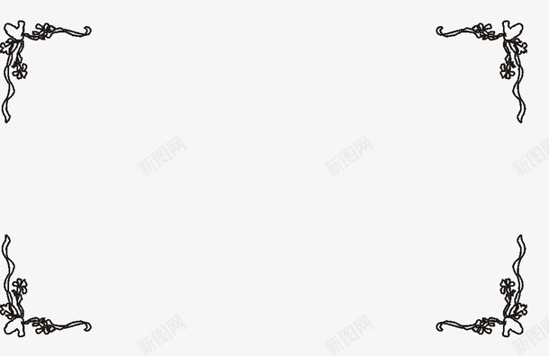 复古边框png免抠素材_新图网 https://ixintu.com 复古 复古边框 艺术 装饰边框 边框