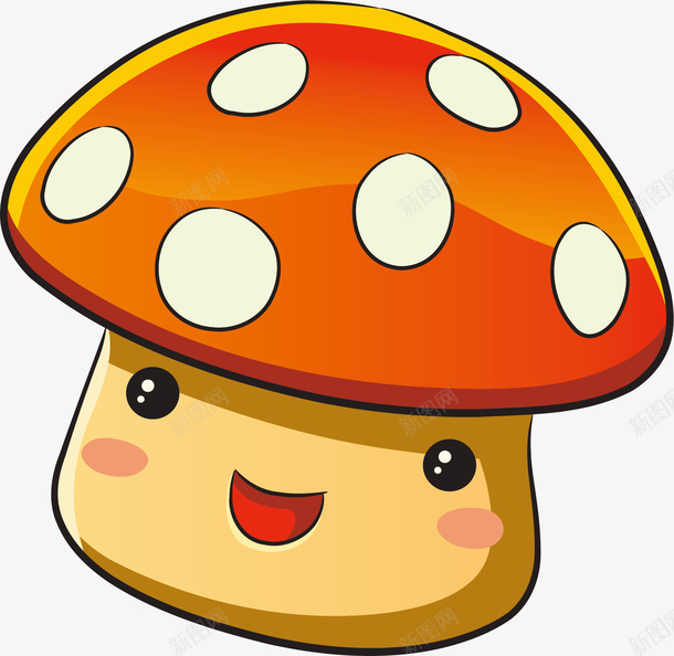 水彩可爱蘑菇矢量图ai免抠素材_新图网 https://ixintu.com 创意 卡通 可爱 手绘 水彩 蘑菇 设计 矢量图
