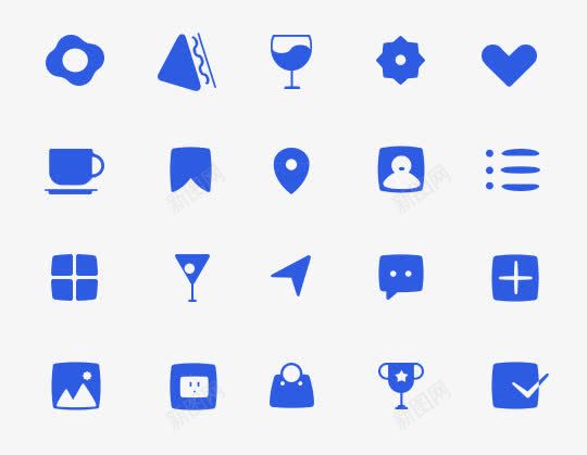 蓝色线型网页UI图标iconpng_新图网 https://ixintu.com ico 图标 线型 网页UI 蓝色