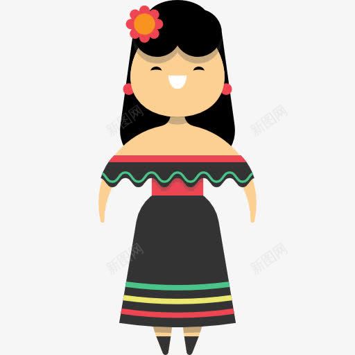 墨西哥女人图标png_新图网 https://ixintu.com 人 传统 墨西哥 墨西哥女人 民族