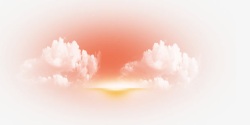 云朵美景日光光效素材