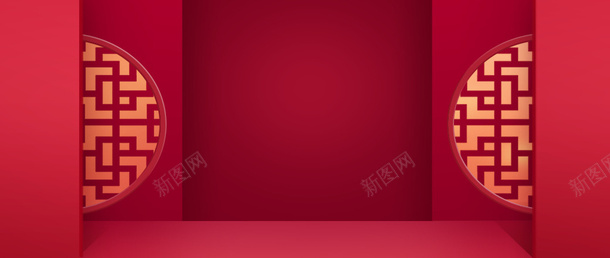 过年红色喜庆png免抠素材_新图网 https://ixintu.com 喜庆 红色 背景 过年