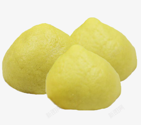 3个黄色包子png免抠素材_新图网 https://ixintu.com 包子 早餐食物 食品 黄色包子