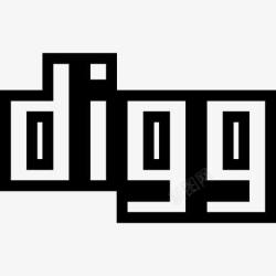 Digg标志Digg图标高清图片