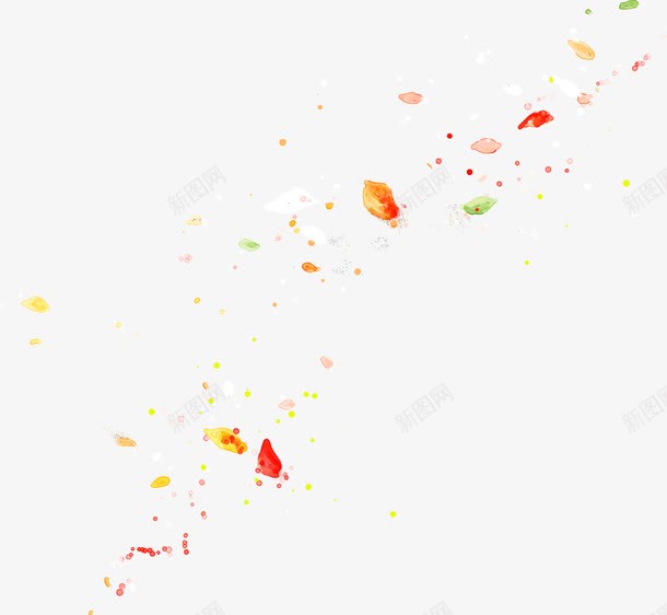 水彩花瓣飘落手绘png免抠素材_新图网 https://ixintu.com 水彩 花瓣 花瓣飘落 飘落