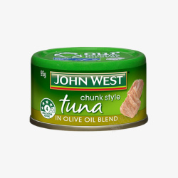 橄榄罐头西部约翰油浸金枪鱼罐头高清图片