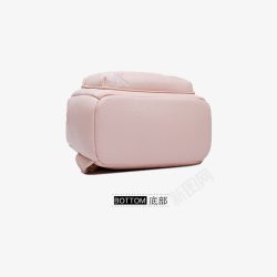 韩版双肩包粉色水母包底面素材