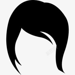 女性头发女短发型变图标高清图片