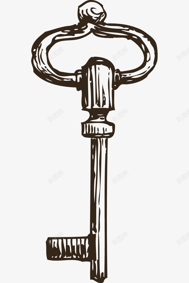 复古钥匙png免抠素材_新图网 https://ixintu.com 复古钥匙 素描钥匙 钥匙素材 钥匙装饰