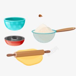 锅碗瓢勺设计锅碗瓢盆家用厨具高清图片