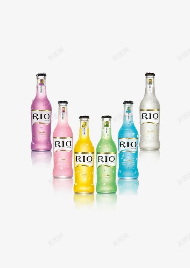 RIO鸡尾酒png免抠素材_新图网 https://ixintu.com RIO 六瓶 彩色 鸡尾酒