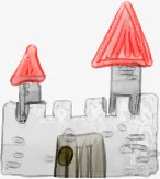 城堡卡通建筑插画png免抠素材_新图网 https://ixintu.com 卡通 城堡 建筑 插画
