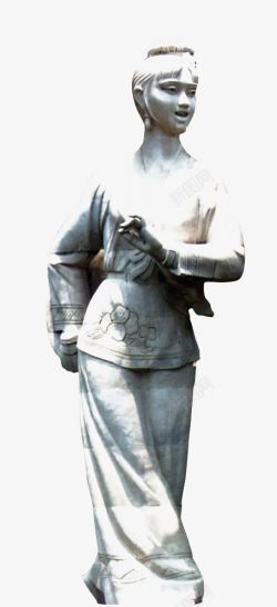 刘三姐雕像素材