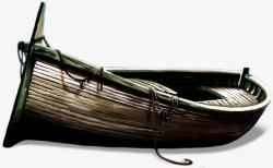 古老的渔船素材
