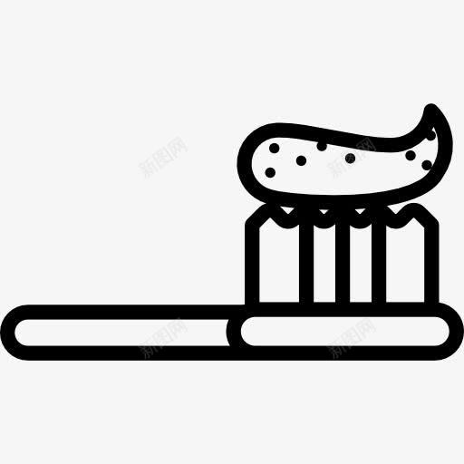 Toothbrush图标png_新图网 https://ixintu.com 保健和医疗 卫生 牙医保健牙刷 牙膏