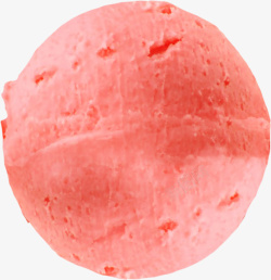 粉色冰淇淋球素材