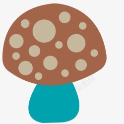 手绘食材蘑菇素材