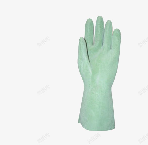 淡绿色橡胶手套png免抠素材_新图网 https://ixintu.com 手套 橡胶 洗衣 绿色