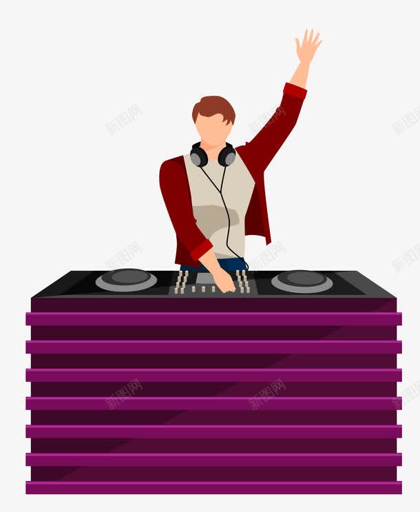 DJ人员png免抠素材_新图网 https://ixintu.com DJ DJ剪影 矢量素材 音乐人 音乐播放