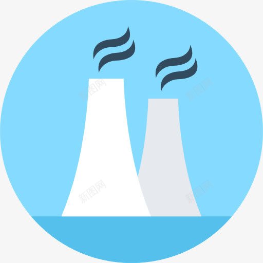 工厂图标png_新图网 https://ixintu.com 工业 工业污染 工厂 建筑 景观 污染