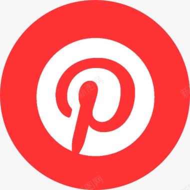 销钉扎销PinterestPi图标图标