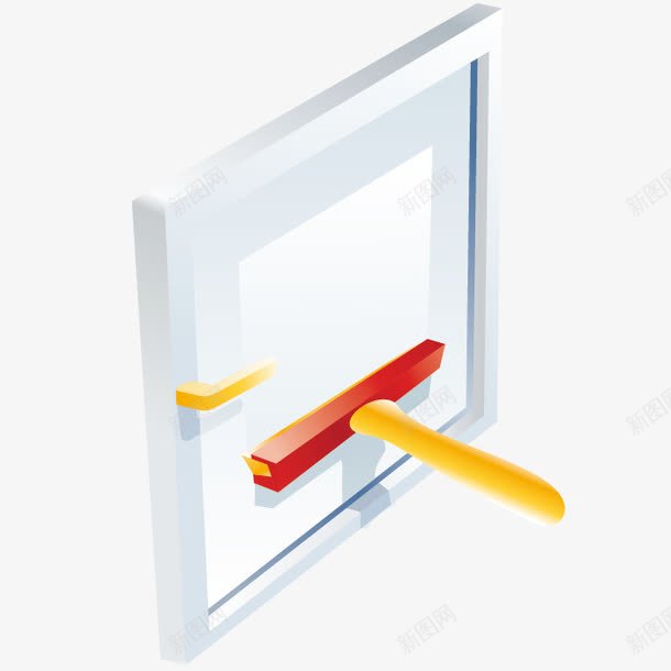 擦窗户玻璃png免抠素材_新图网 https://ixintu.com 卫生 打扫 玻璃 窗户