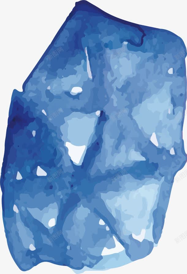 多边形蓝宝石png免抠素材_新图网 https://ixintu.com 多边形 手绘蓝宝石 矢量素材 蓝宝石