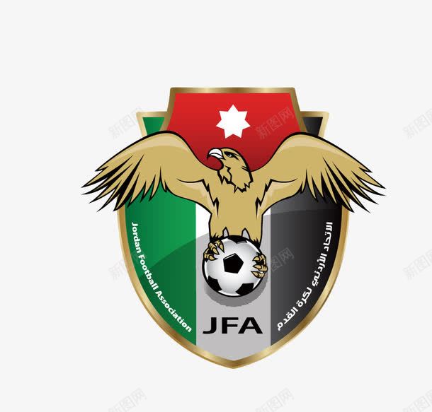 约旦足球队图标png_新图网 https://ixintu.com logo 矢量标志 队徽