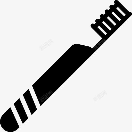 牙刷图标png_新图网 https://ixintu.com 工具和器具 洗 牙刷 牙膏 牙齿卫生