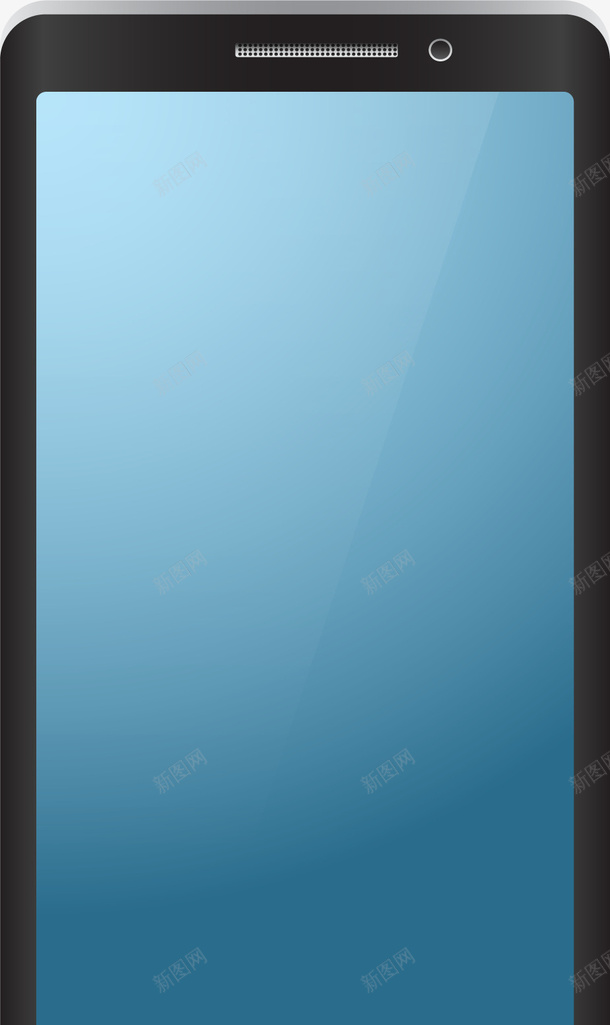 黑色手机模型矢量图eps免抠素材_新图网 https://ixintu.com 手机 手机模型 模型机 矢量素材 黑色手机 矢量图