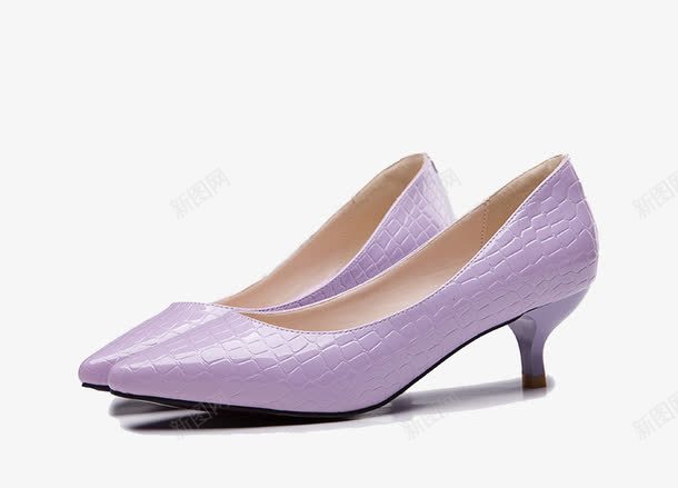 皮纹紫色高跟鞋png免抠素材_新图网 https://ixintu.com 产品实物 皮纹 紫色 高跟鞋
