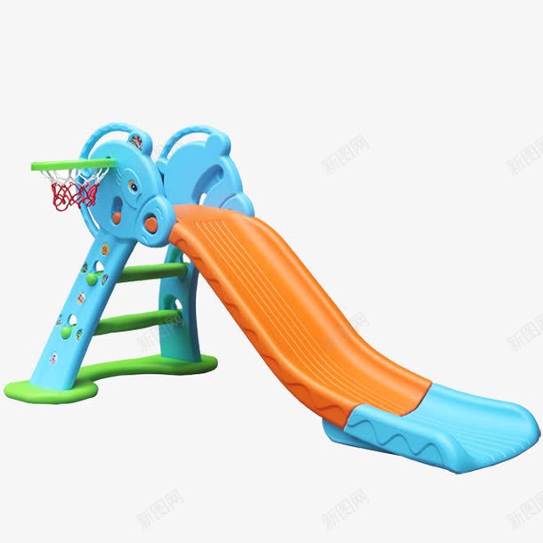 儿童玩具滑滑梯png免抠素材_新图网 https://ixintu.com 产品实物图 儿童玩具 滑滑梯 蓝色