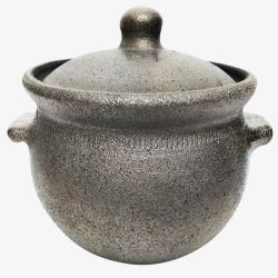 瓦煲粥古老砂锅高清图片