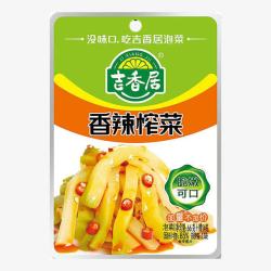 清脆可口吉香居香辣榨菜高清图片