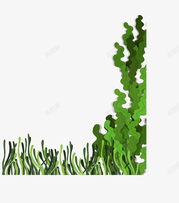 海带png免抠素材_新图网 https://ixintu.com 植物 海带 海带图片 绿色植物