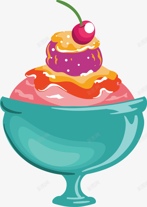 美味的杯装冰激淋png免抠素材_新图网 https://ixintu.com 冷饮 夏季 好吃的 手绘图 杯装冰激淋 美味的
