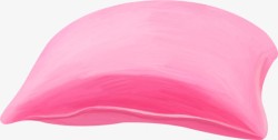 手绘粉色枕头素材