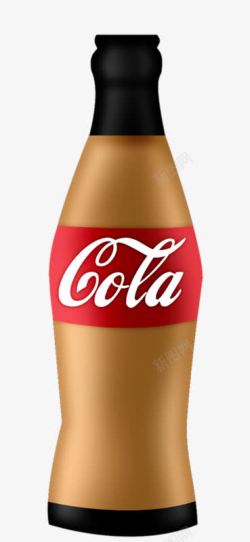 绾芥墸可乐瓶子高清图片