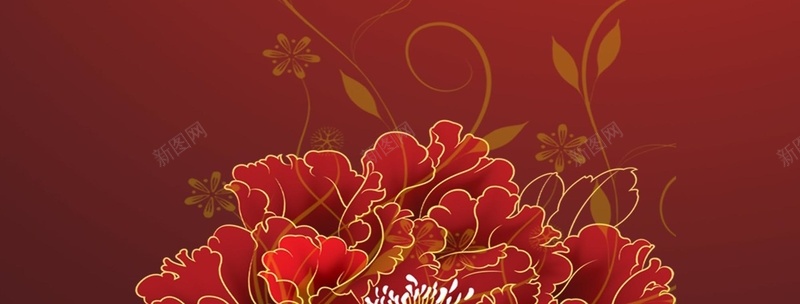 花朵金典海报cdr设计背景_新图网 https://ixintu.com 几何 唯美 扁平 渐变 花儿 花朵 花框 花边 花韵