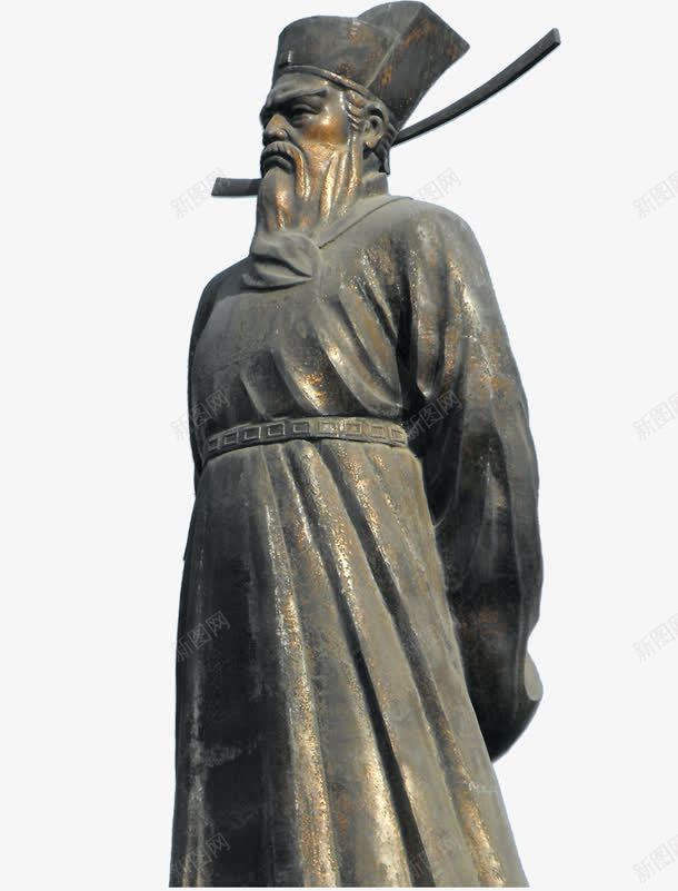 古人雕像png免抠素材_新图网 https://ixintu.com 中国风 古人 雕像