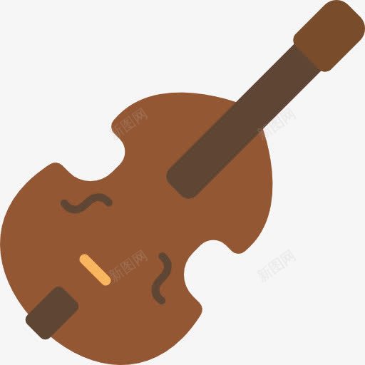 低音提琴图标png_新图网 https://ixintu.com 乐器 乐队 低音提琴 弦乐器 爵士 音乐