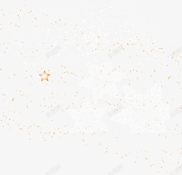 金色雪花傲雪矢量图png图片免费下载 素材0njeuggga 新图网